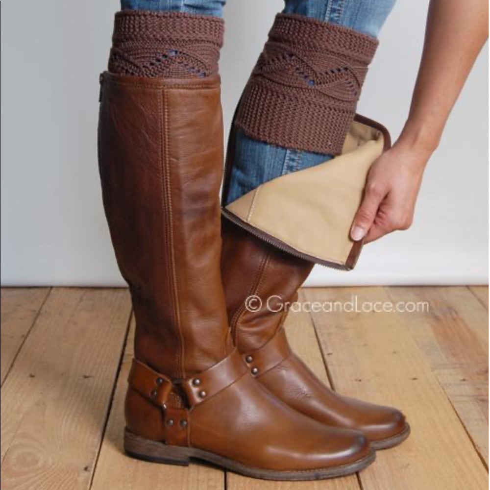 Grace and Lace Cable Knit Boot Cuffs